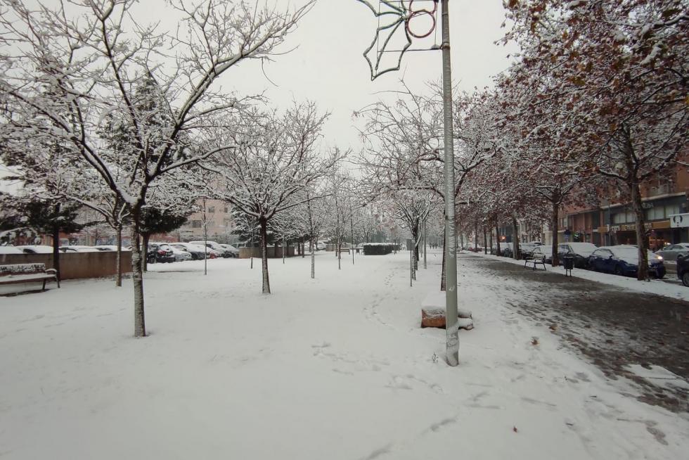 La tormenta Filomena llega a la provincia de Huesca