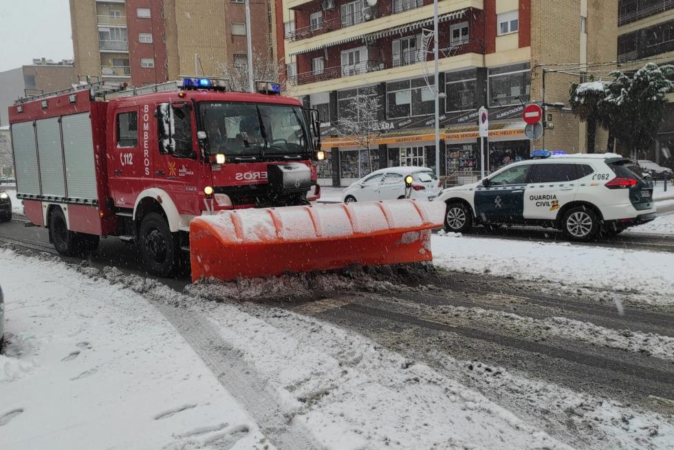 La tormenta Filomena llega a la provincia de Huesca