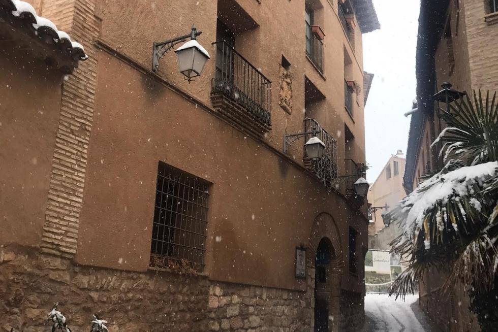 La tormenta Filomena llega a la provincia de Huesca