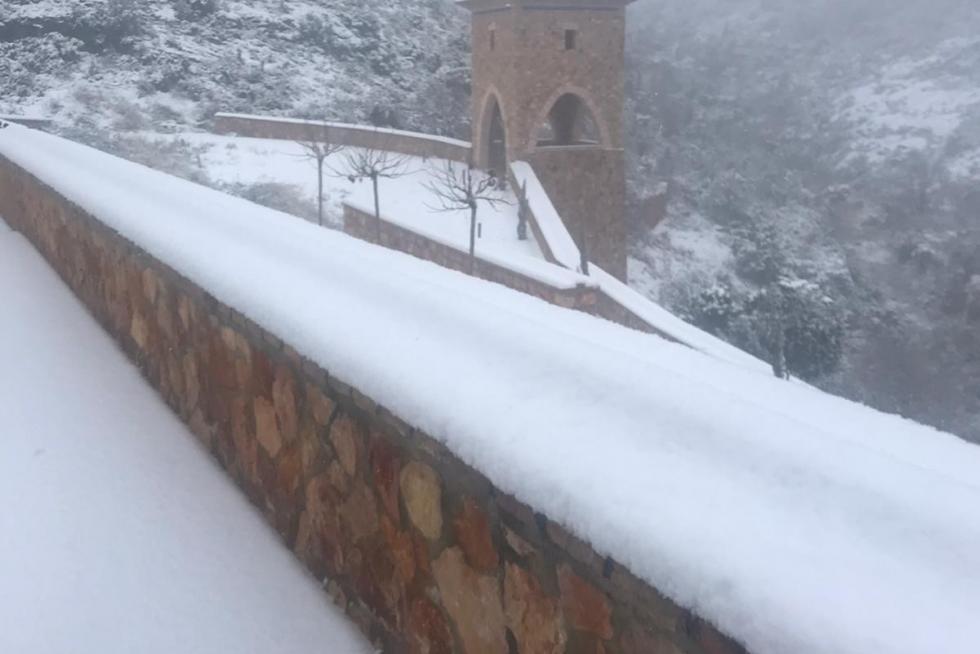La tormenta Filomena llega a la provincia de Huesca