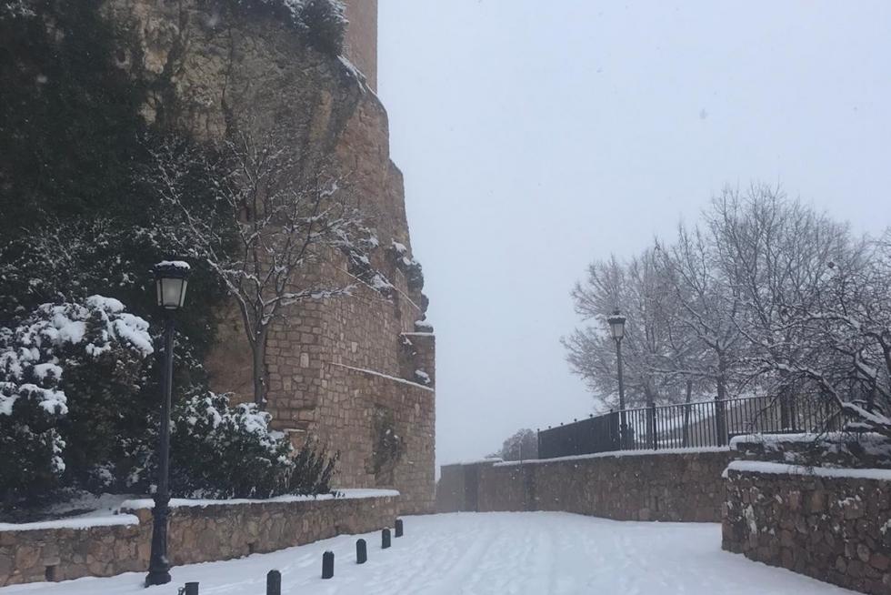 La tormenta Filomena llega a la provincia de Huesca