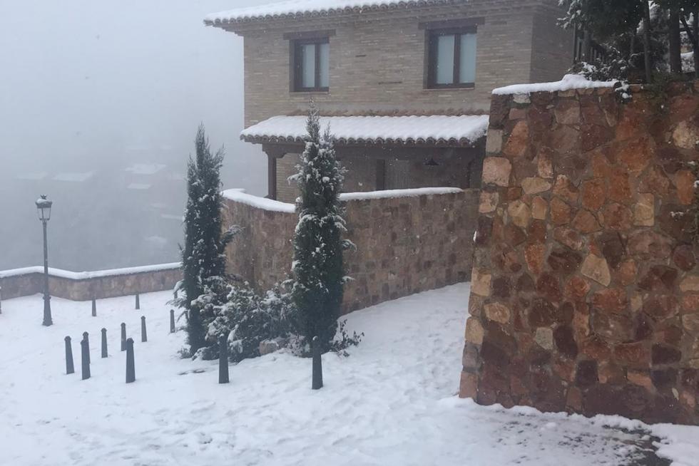 La tormenta Filomena llega a la provincia de Huesca