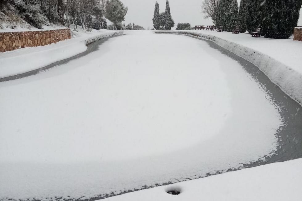 La tormenta Filomena llega a la provincia de Huesca
