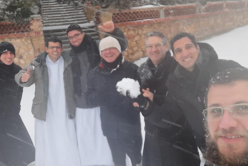 La tormenta Filomena llega a la provincia de Huesca