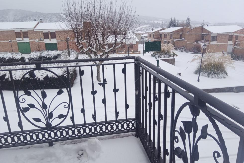 La tormenta Filomena llega a la provincia de Huesca