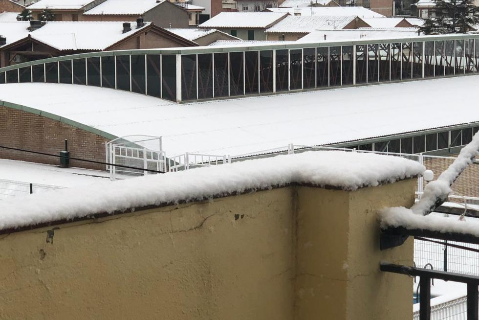 La tormenta Filomena llega a la provincia de Huesca