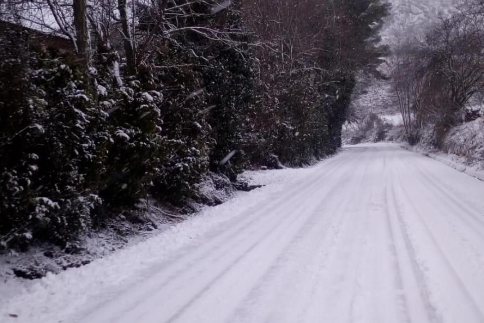 La tormenta Filomena llega a la provincia de Huesca