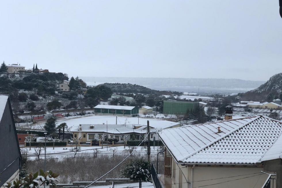 La tormenta Filomena llega a la provincia de Huesca