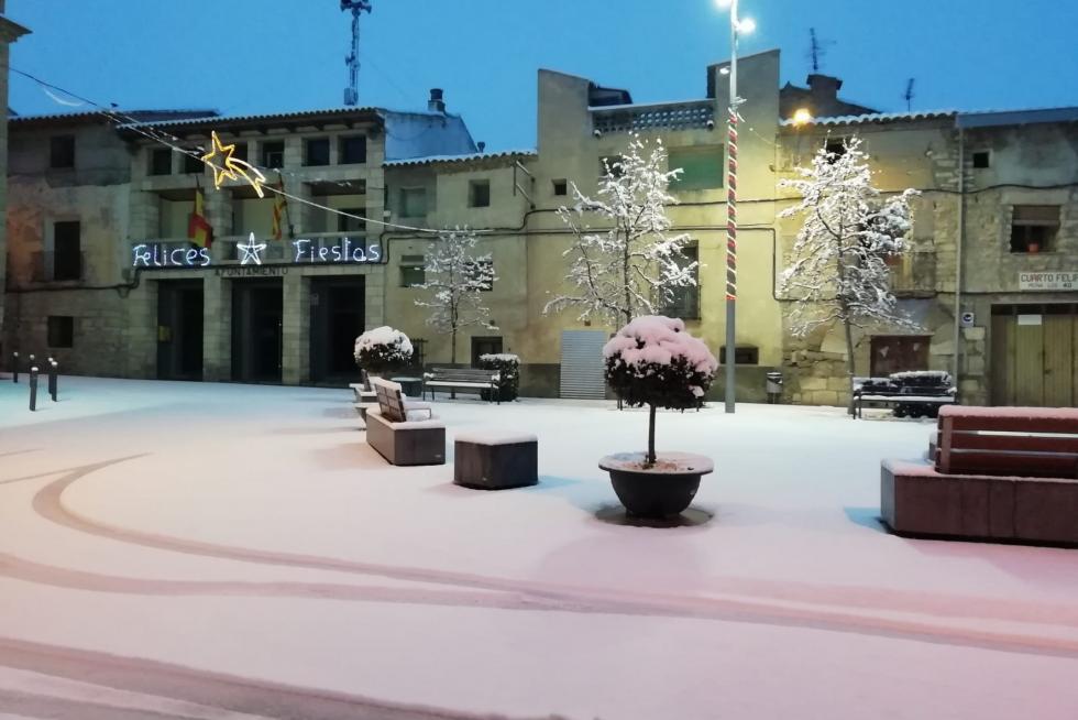 La tormenta Filomena llega a la provincia de Huesca