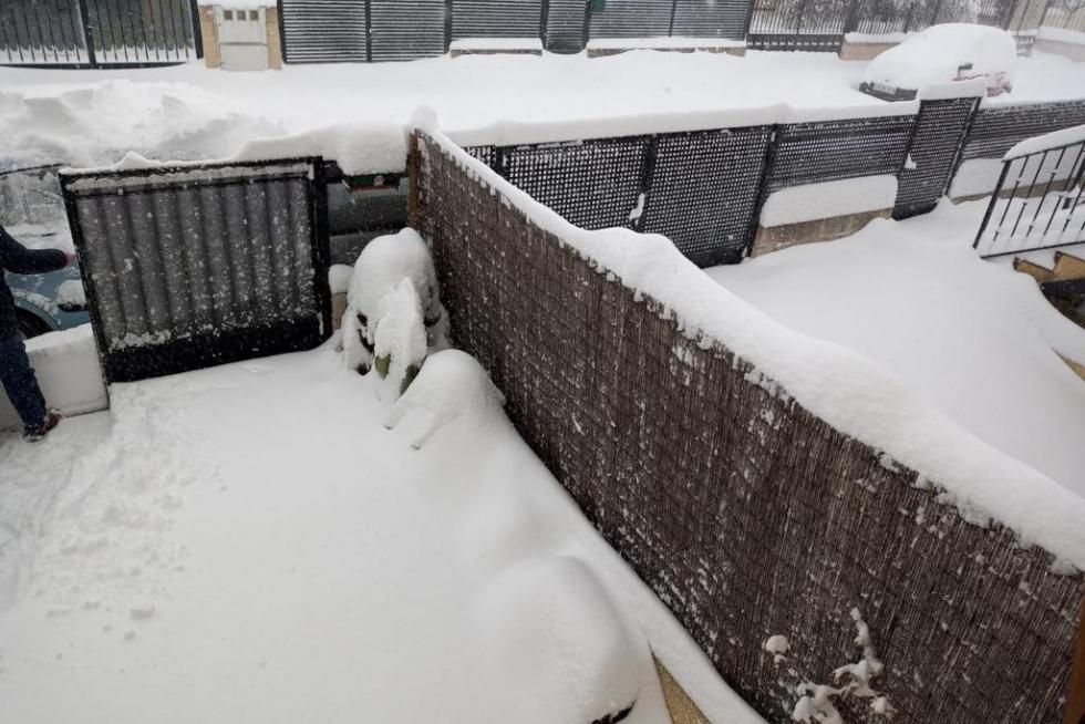 La tormenta Filomena llega a la provincia de Huesca