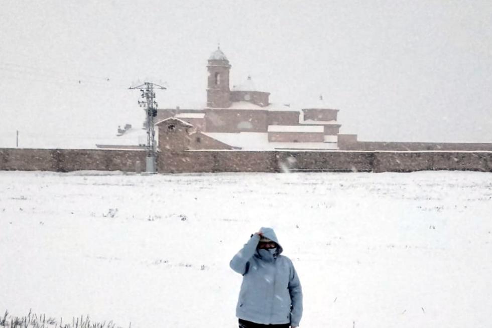 La tormenta Filomena llega a la provincia de Huesca