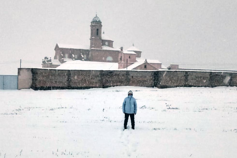 La tormenta Filomena llega a la provincia de Huesca