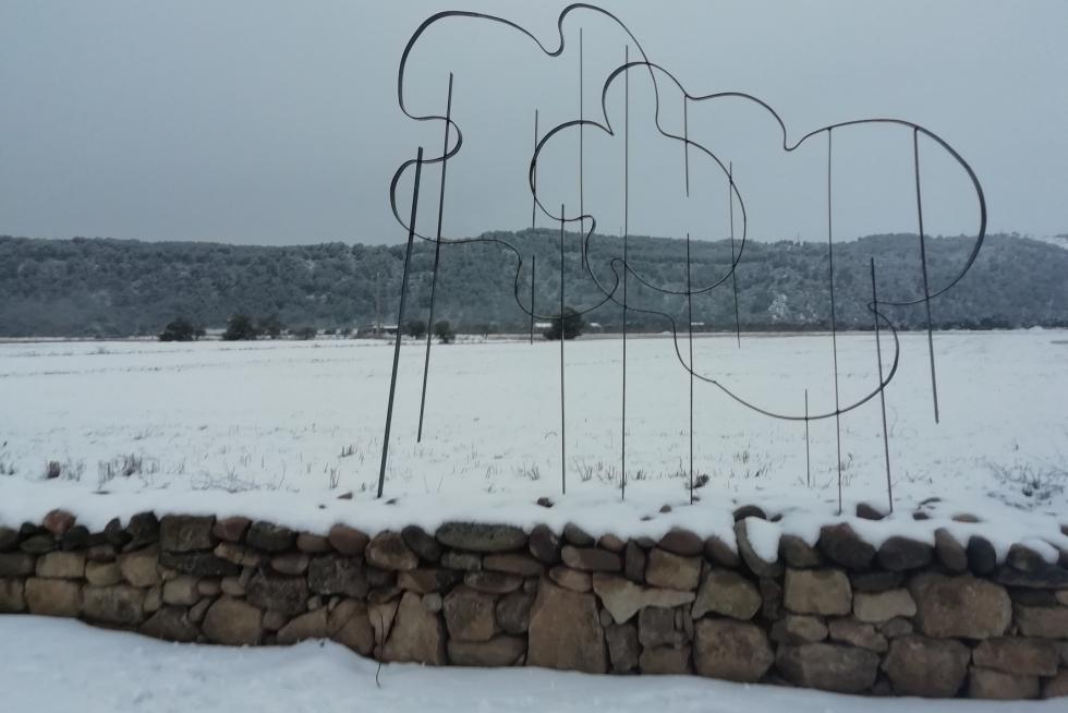 La tormenta Filomena llega a la provincia de Huesca