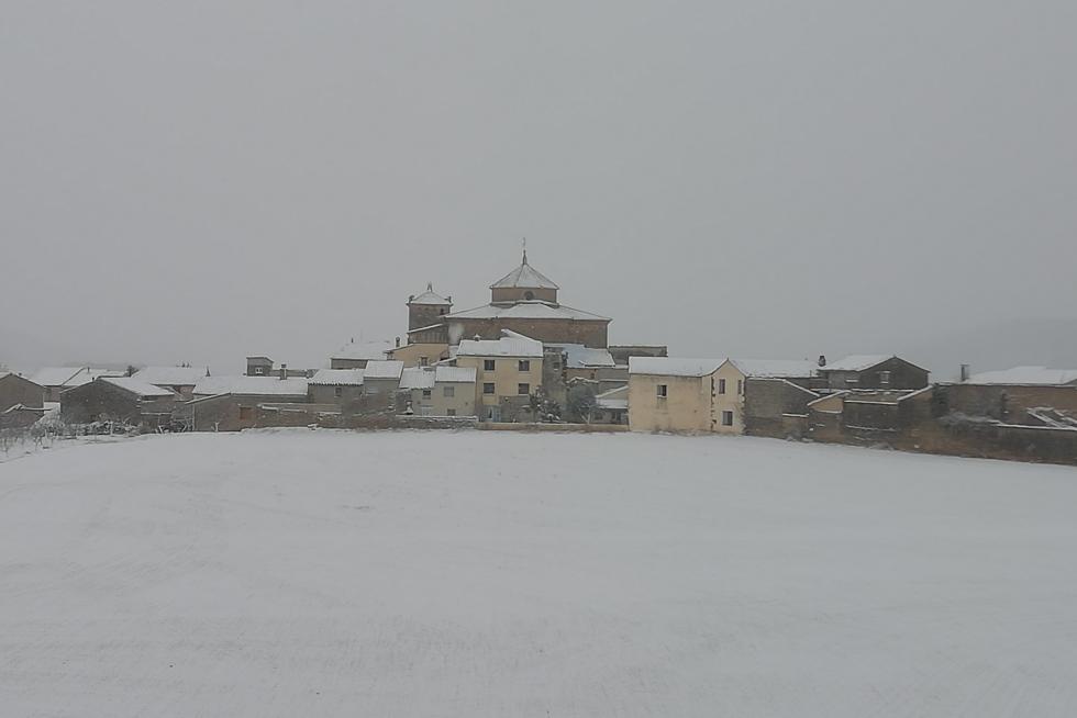 La tormenta Filomena llega a la provincia de Huesca