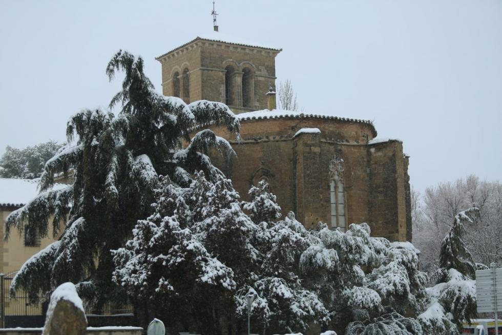 Segunda jornada con nieve por la presencia de Filomena en la provincia de Huesca