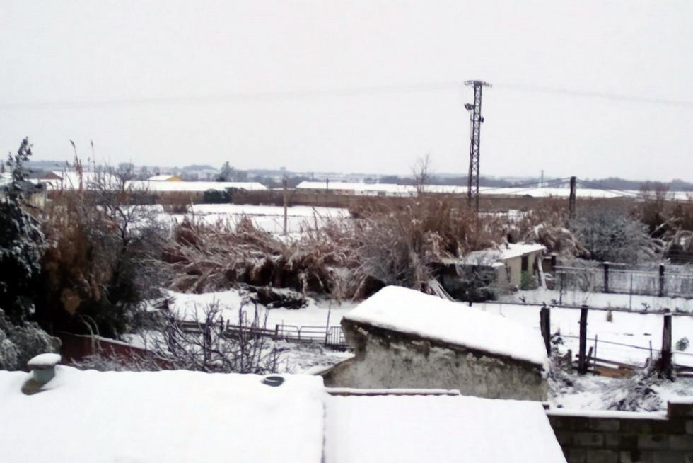 Segunda jornada con nieve por la presencia de Filomena en la provincia de Huesca