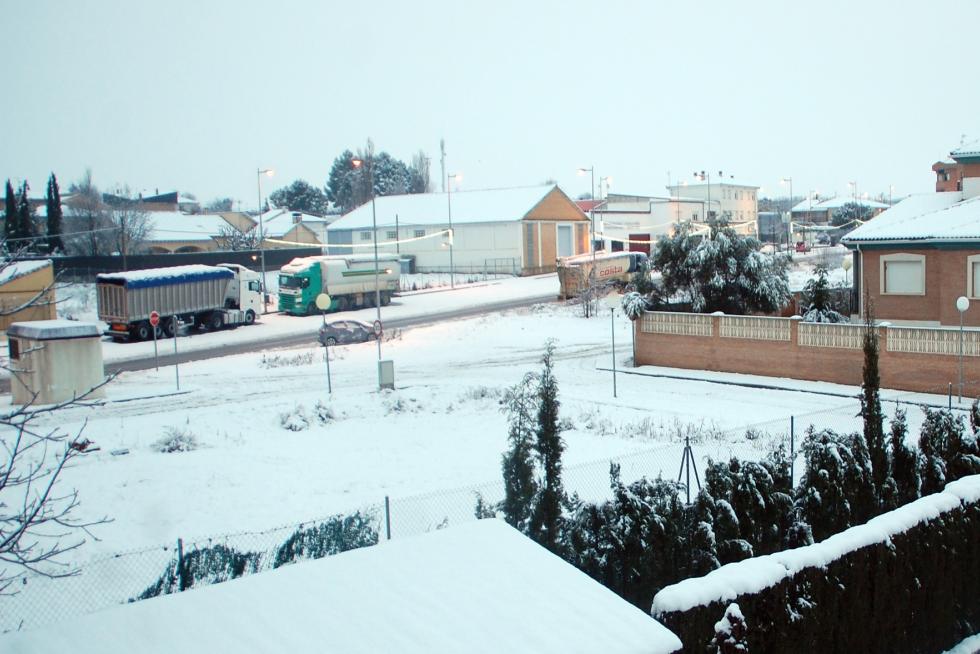 Segunda jornada con nieve por la presencia de Filomena en la provincia de Huesca