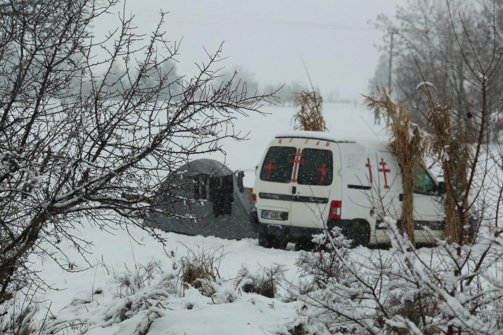 Segunda jornada con nieve por la presencia de Filomena en la provincia de Huesca