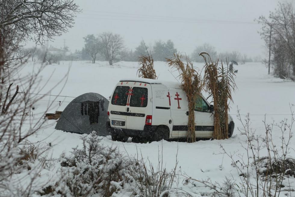 Segunda jornada con nieve por la presencia de Filomena en la provincia de Huesca