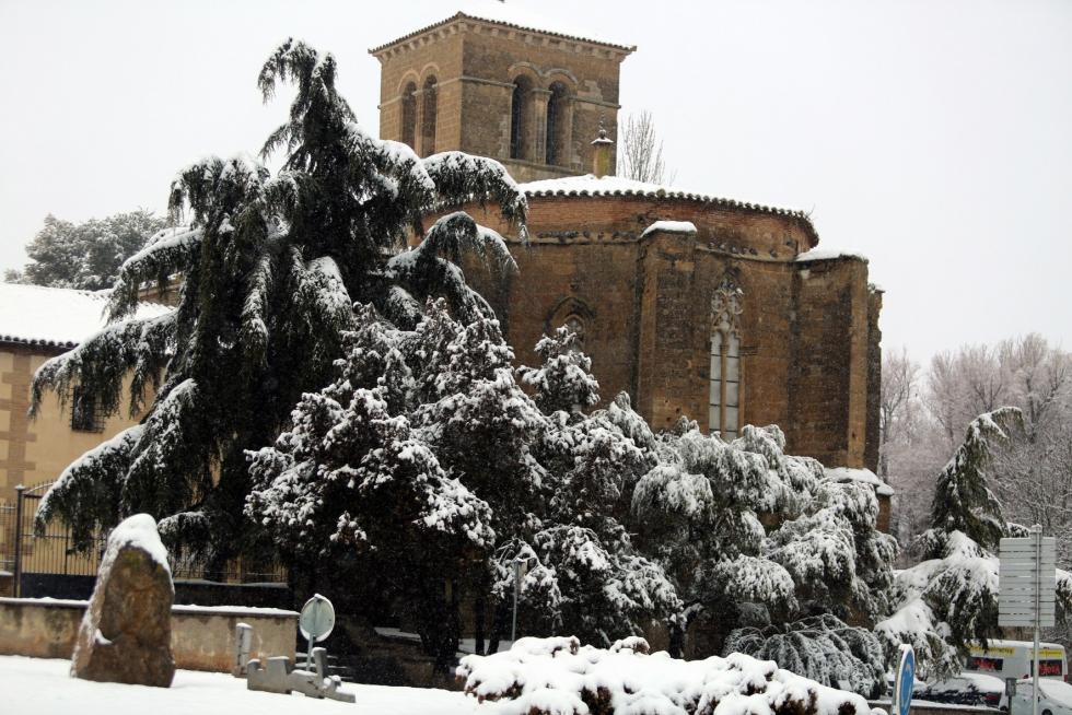 Segunda jornada con nieve por la presencia de Filomena en la provincia de Huesca