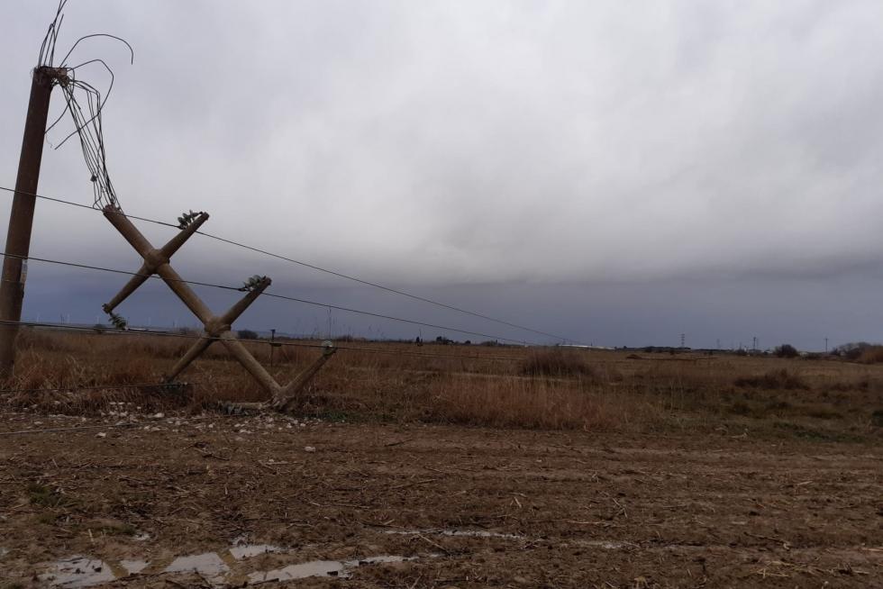 Efectos de la tormenta en el Alto Aragón