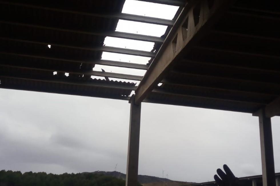 Efectos de la tormenta en el Alto Aragón