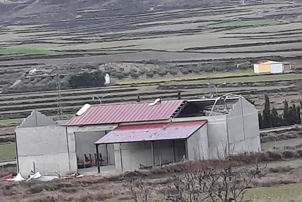 Efectos de la tormenta en el Alto Aragón