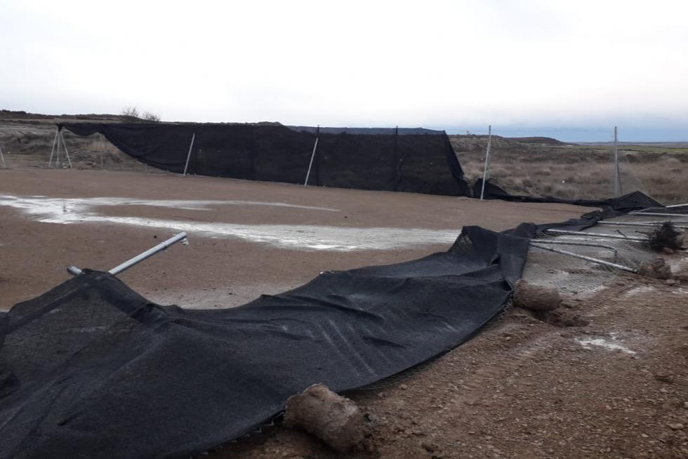Efectos de la tormenta en el Alto Aragón