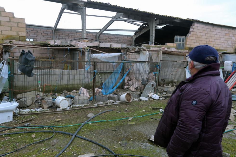 Almudévar pide su declaración de zona afectada por el temporal