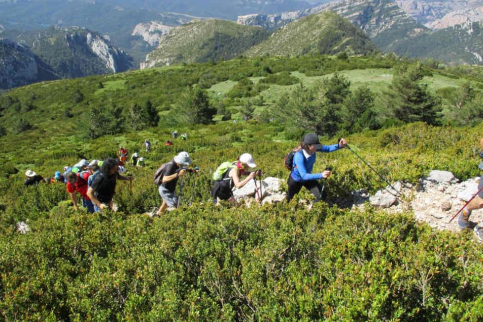Con 12 retos, 12 cimas se busca dar a conocer la comarca La Hoya de Huesca.