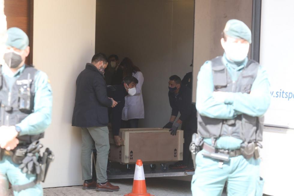Llega a Barbastro el último lote de arte sacro