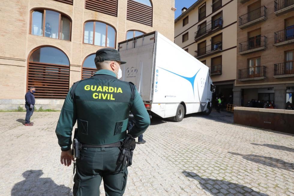 Llega a Barbastro el último lote de arte sacro