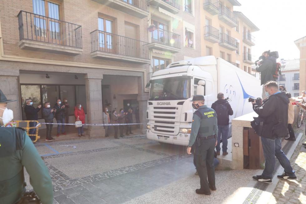 Llega a Barbastro el último lote de arte sacro