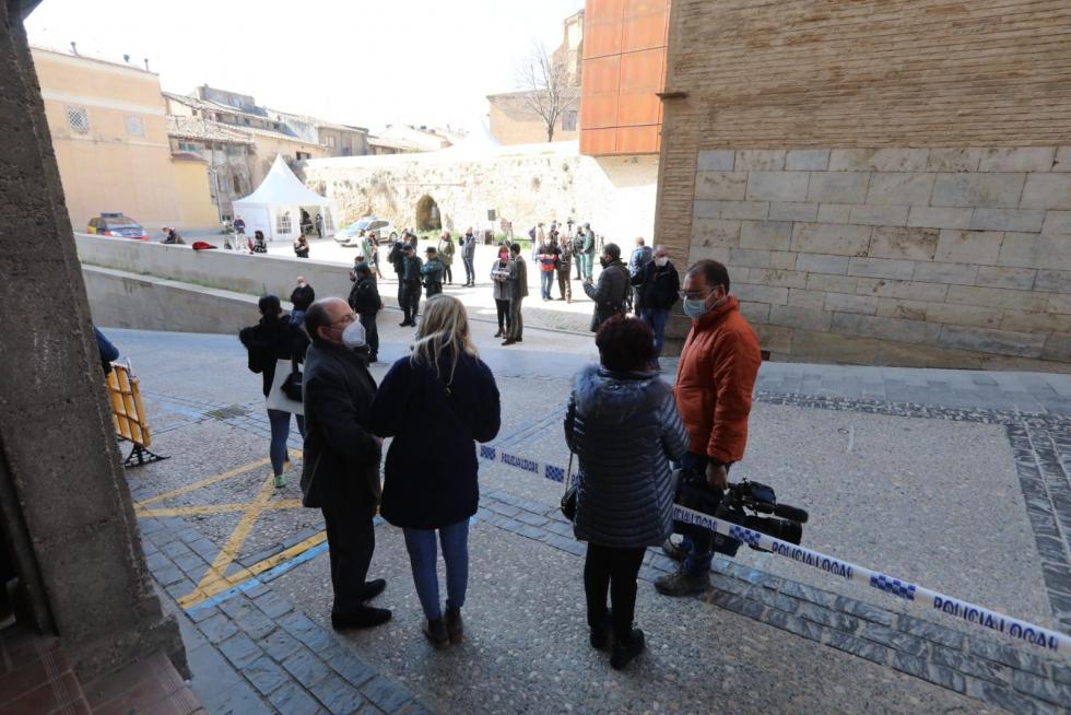Llega a Barbastro el último lote de arte sacro