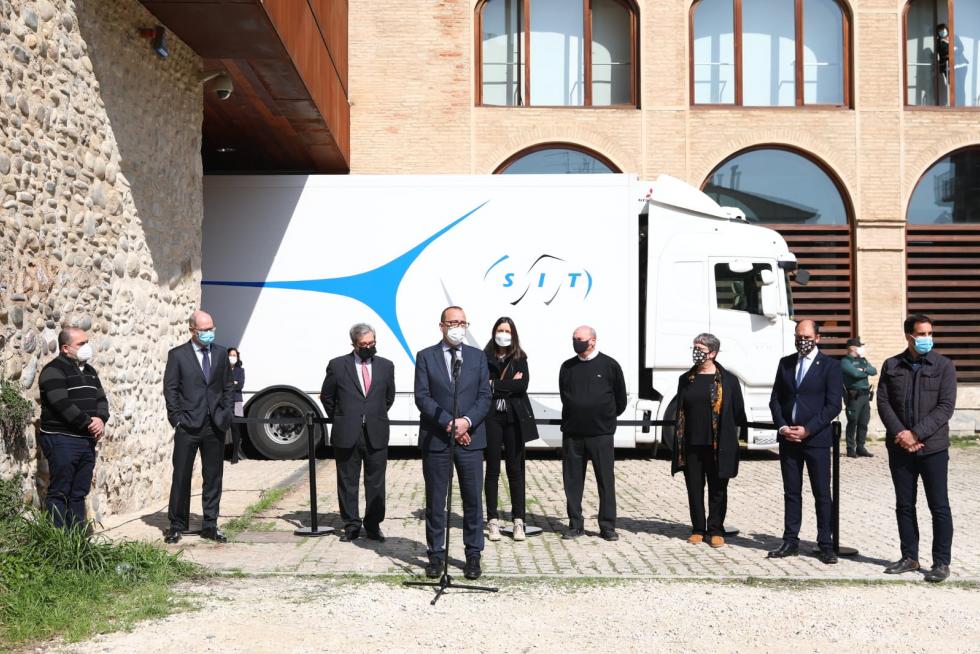 Llega a Barbastro el último lote de arte sacro