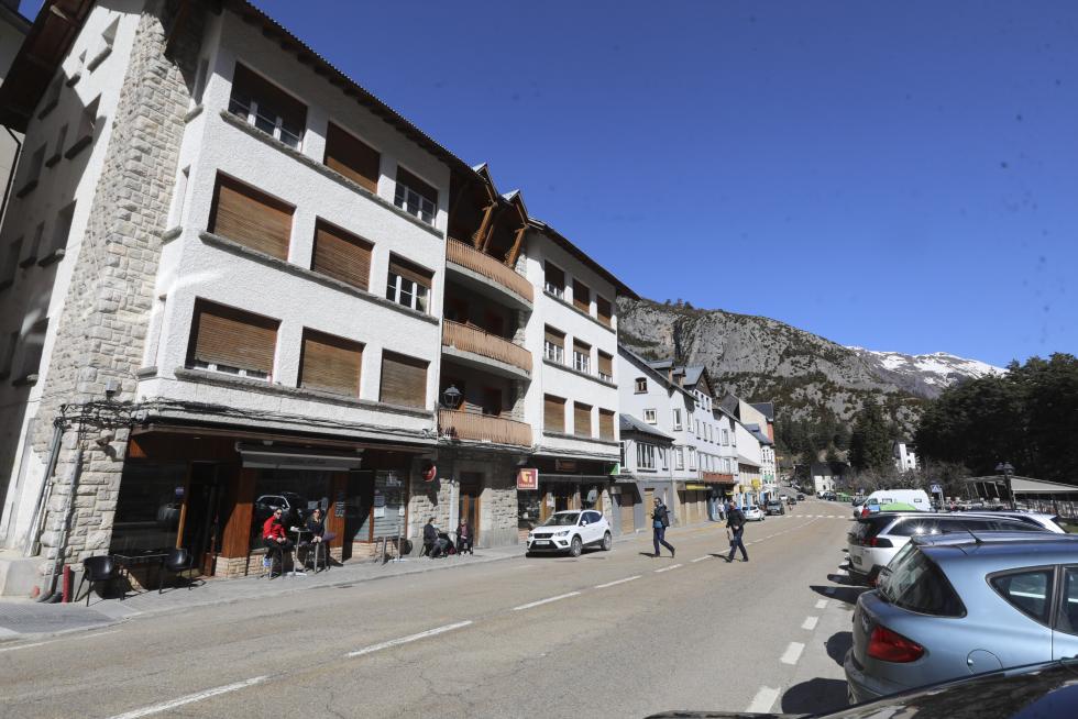 Turistas en Canfranc