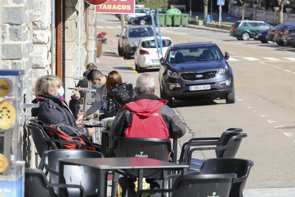Turistas en Canfranc