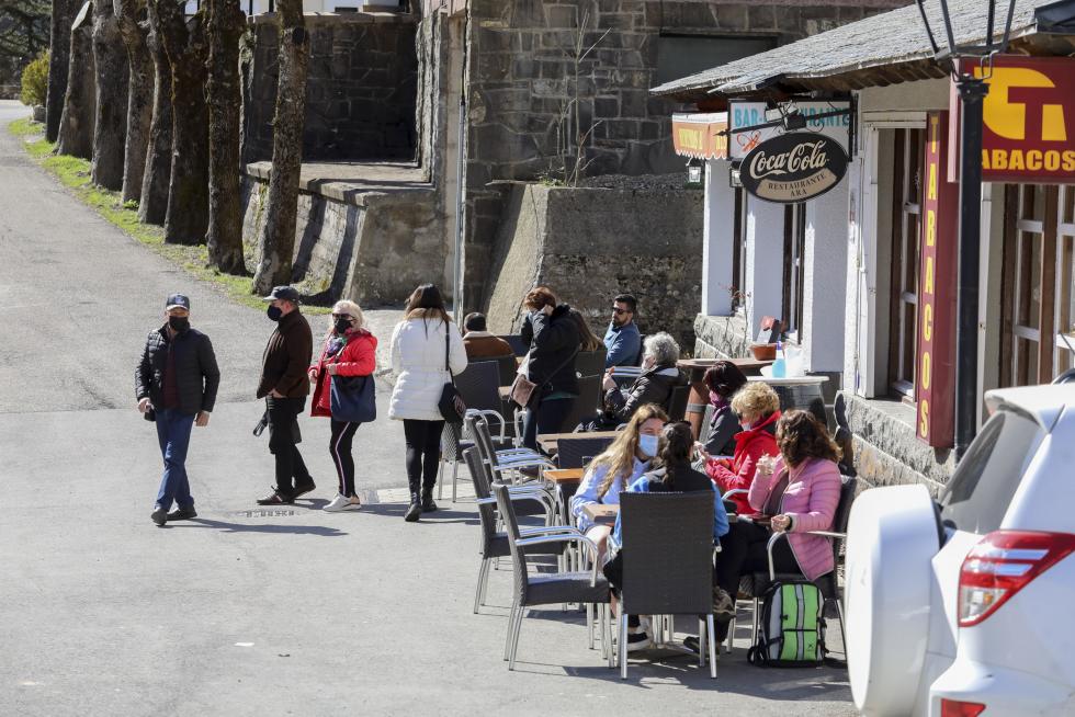 Turistas en Canfranc