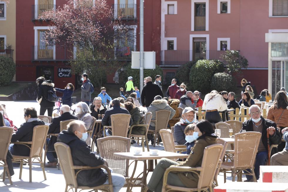 Primer fin de semana turístico en Jaca tras el desconfinamiento provincial