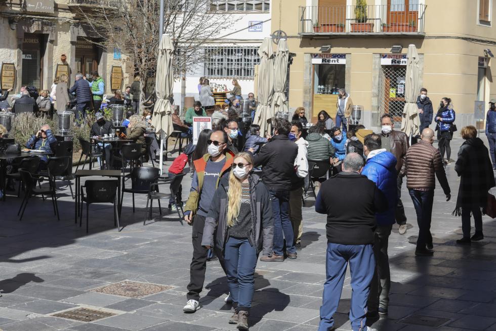 Primer fin de semana turístico en Jaca tras el desconfinamiento provincial