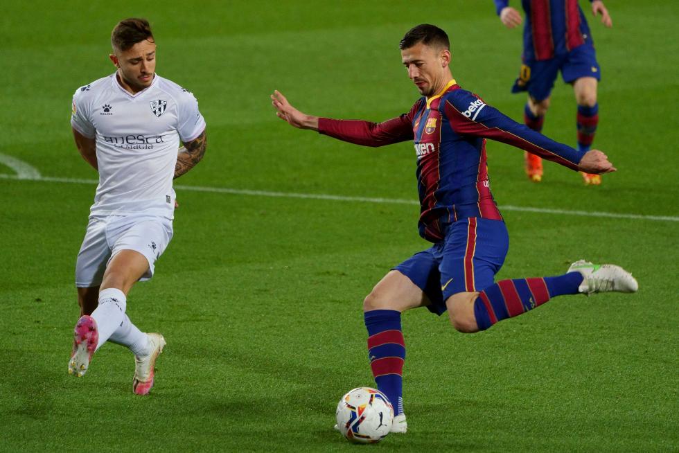 Partido de liga en el Nou Camp