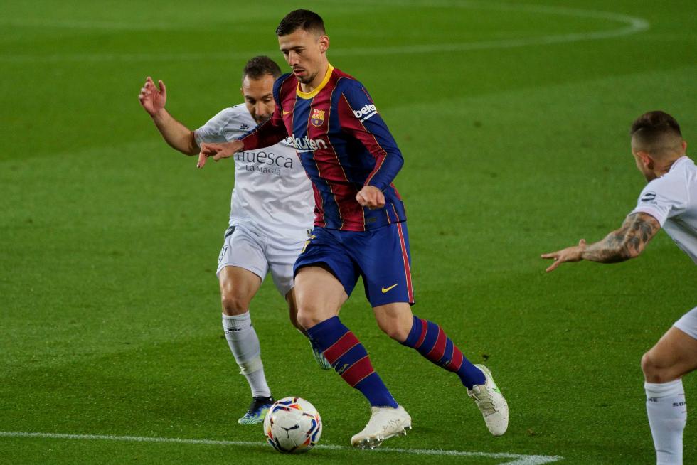 Partido de liga en el Nou Camp