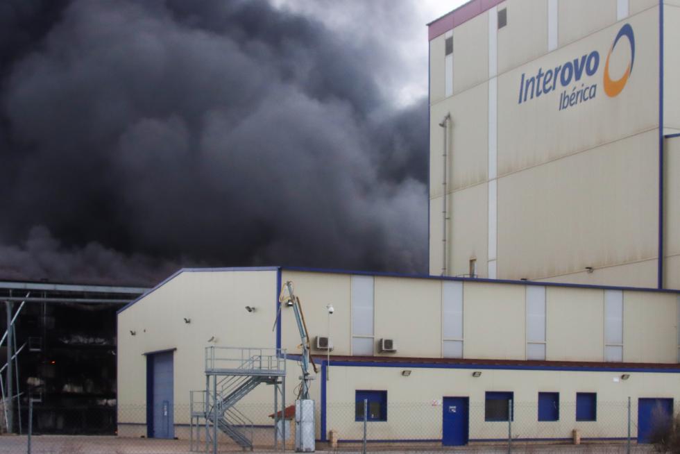 Incendio de una nave avícola en Grañén.