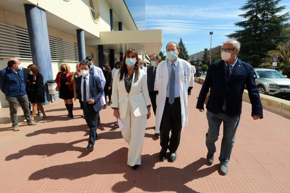 La consejera de Sanidad presenta la nueva Unidad de Urgencias foto pablo segura 19 - 4 - 21