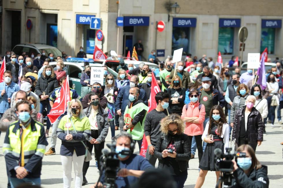 Acto celebrado en Monzón por el Día del Trabajo