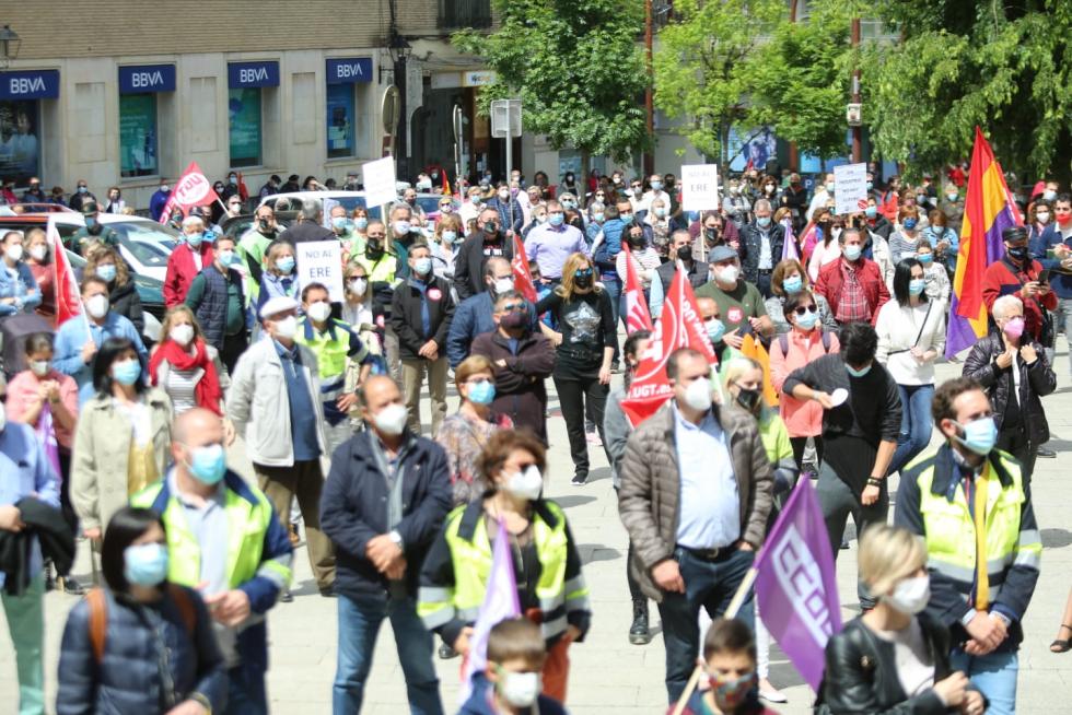 Acto celebrado en Monzón por el Día del Trabajo