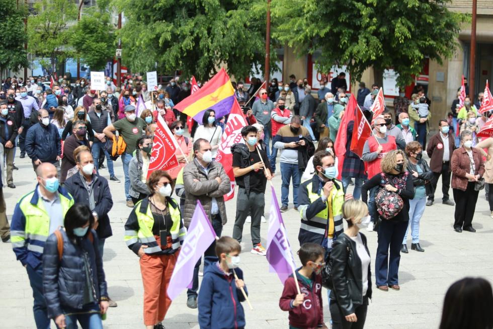 Acto celebrado en Monzón por el Día del Trabajo