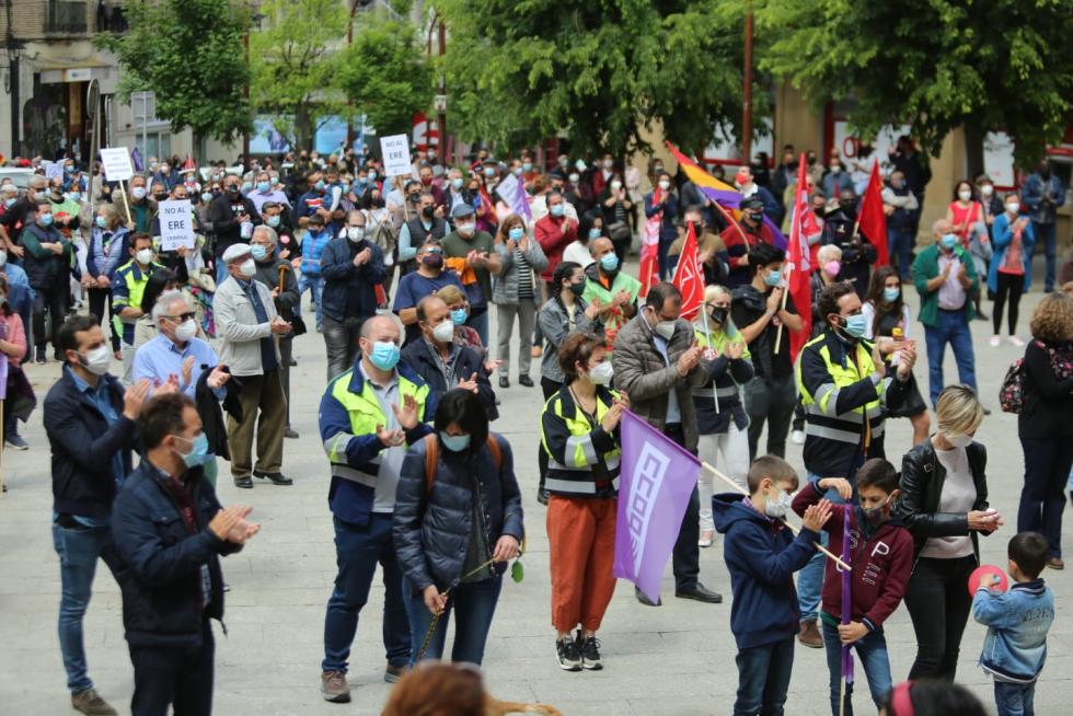 Acto celebrado en Monzón por el Día del Trabajo