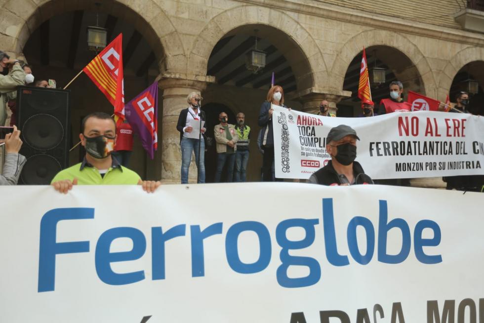 Acto celebrado en Monzón por el Día del Trabajo