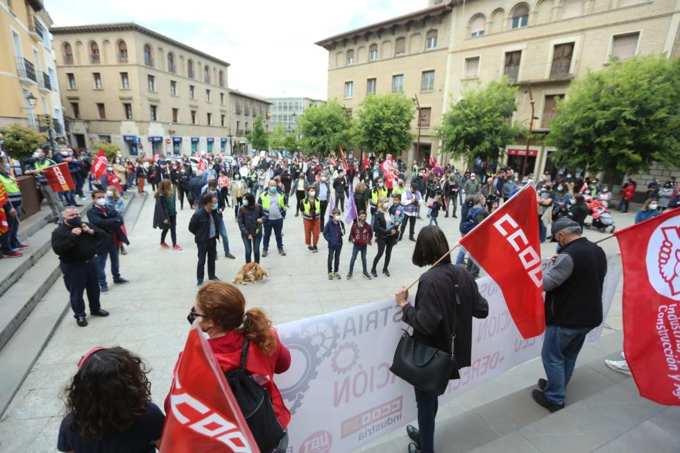Acto celebrado en Monzón por el Día del Trabajo